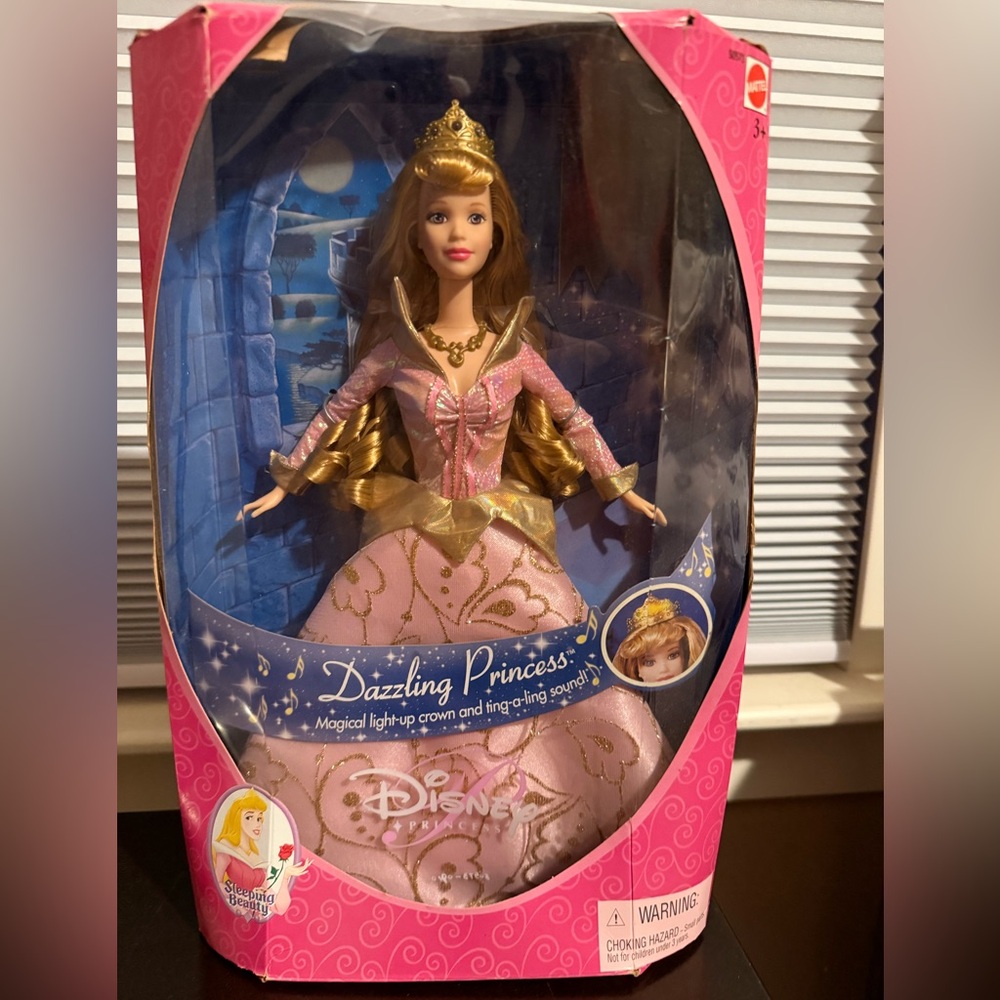 2000 Disney Dazzling Princess Sleeping Beauty Doll Mattel